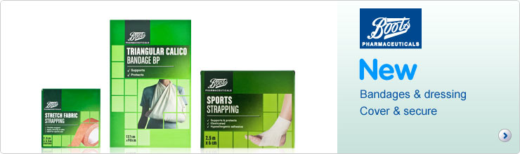 Boots Pharmaceuticals first aid range